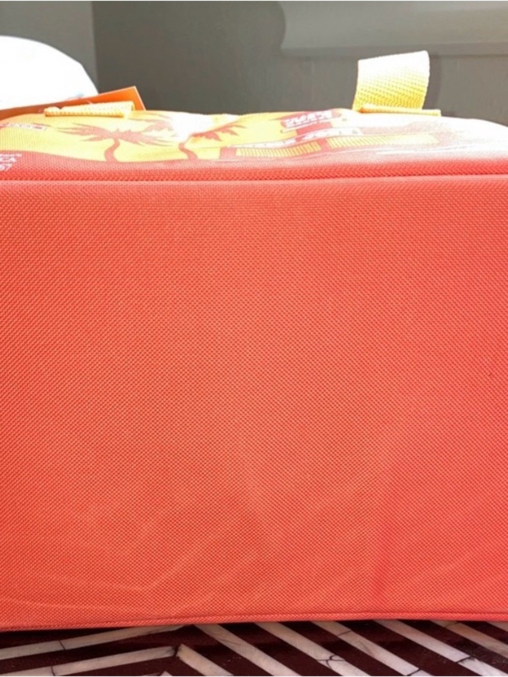 NWT Orange and Green Trader Joe's Mini Insulated Tote Lunch Bag - Picture 4 of 5